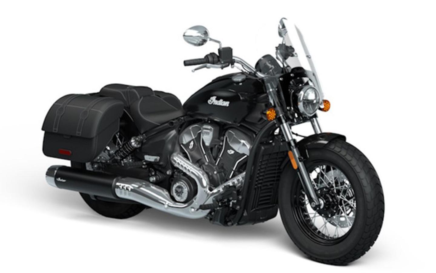 New 2025 Indian Motorcycle Super Scout Black Metallic