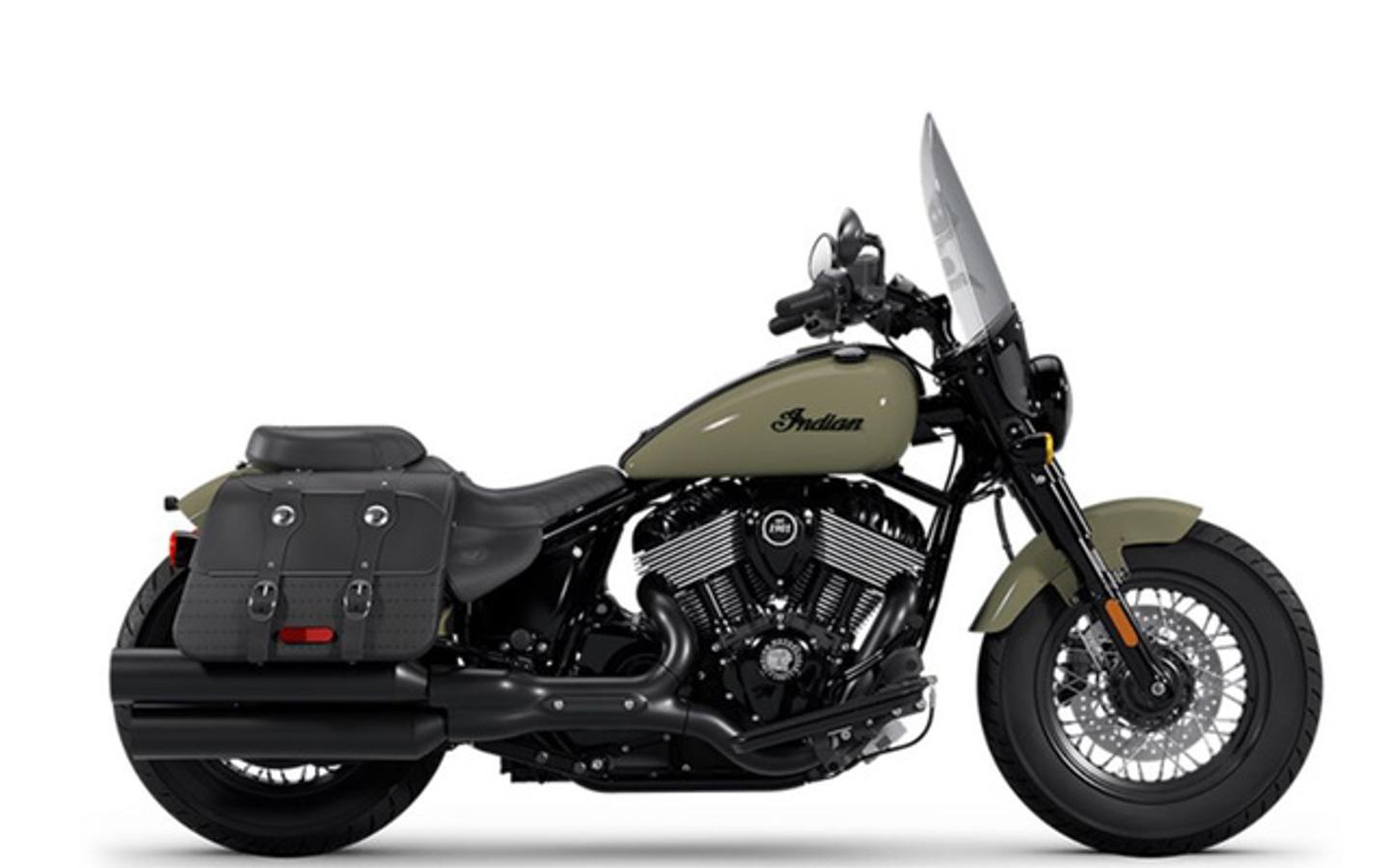New 2025 Indian Motorcycle Super Chief Dark Horse Moss Green