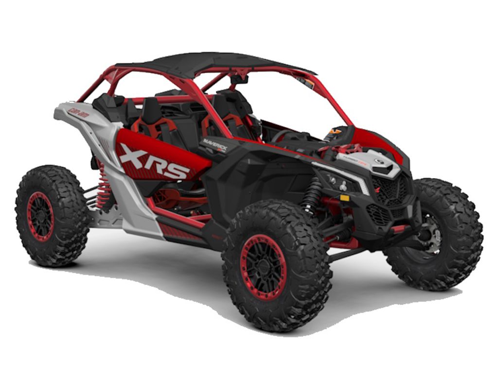 Maverick X3 X rs Turbo RR with Smart-Shox Fiery Red & Hyper Silver